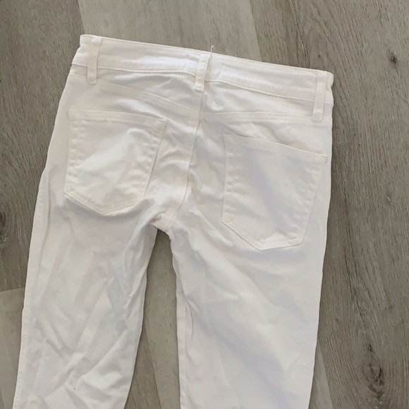 Anthropologie denim Cloth and Stone size 27 white jeans classic casual - Picture 11 of 11
